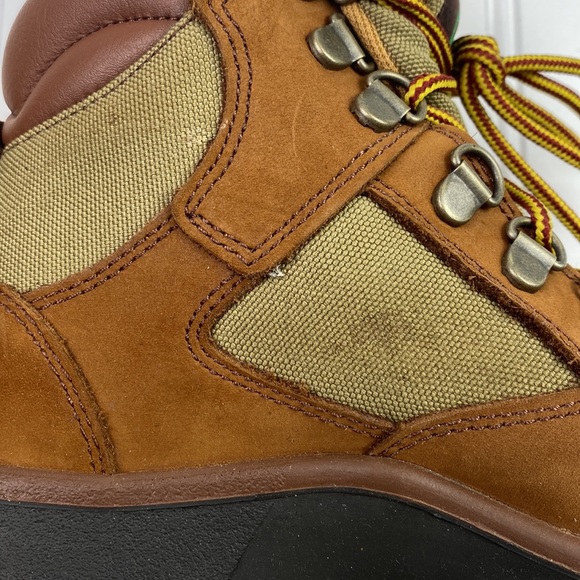 Timberland boys lace up Field  boots new in box size 1 - Picture 8 of 11